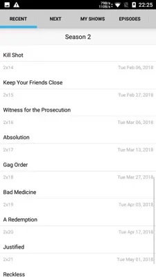 Next Episode android App screenshot 9