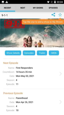 Next Episode android App screenshot 8